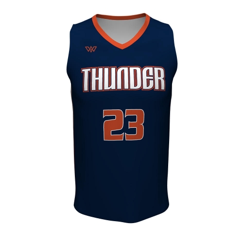 Custom Mens V-Neck Basketball Jersey