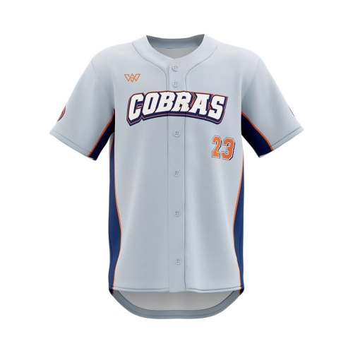 Full Button Short Sleeve Baseball Jerseys