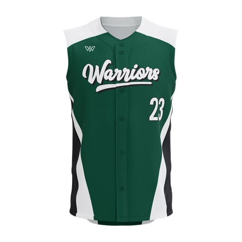 Full Button Sleeveless Baseball Jerseys